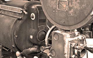 old film projector